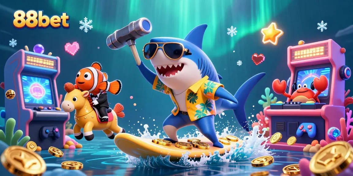 Experience the thrill of 88bet's casino games with vibrant characters and exciting elements