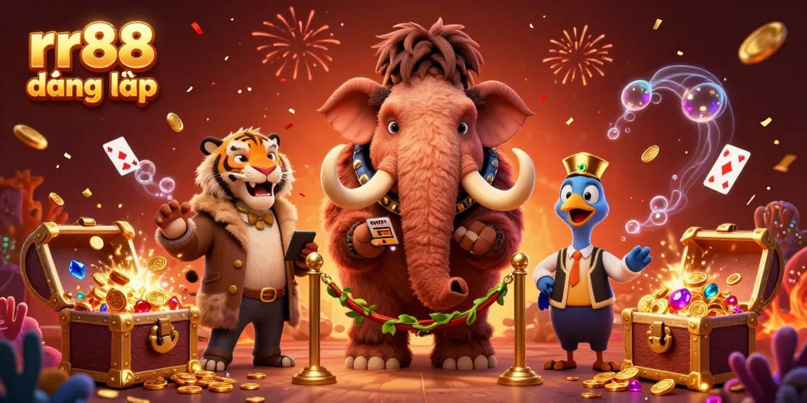 Experience the excitement of rr88 đăng nhập with our vibrant casino illustration featuring engaging characters and elements.