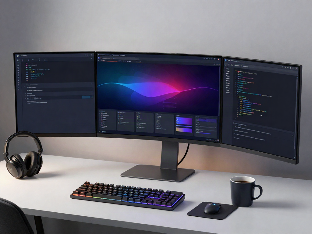 Web application VAPT analysis in a modern developer workspace with secure coding tools and interactive graphs.