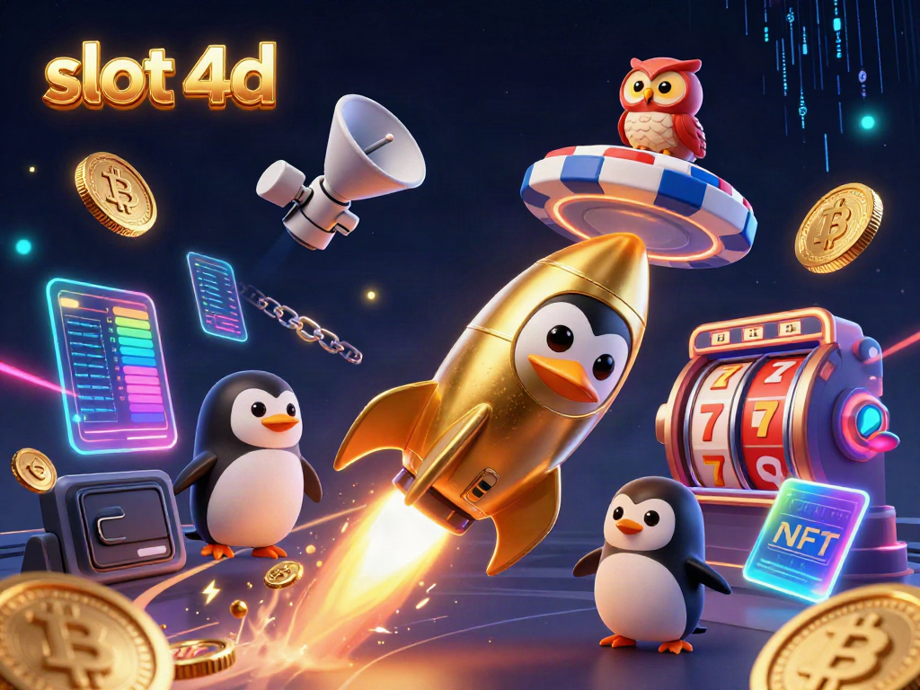 Experience excitement with slot 4d action as the golden penguin zooms toward the casino.