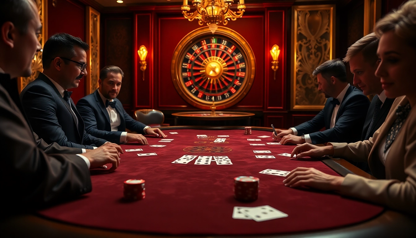 Exciting U 888 casino action with professional players at a luxurious poker table.