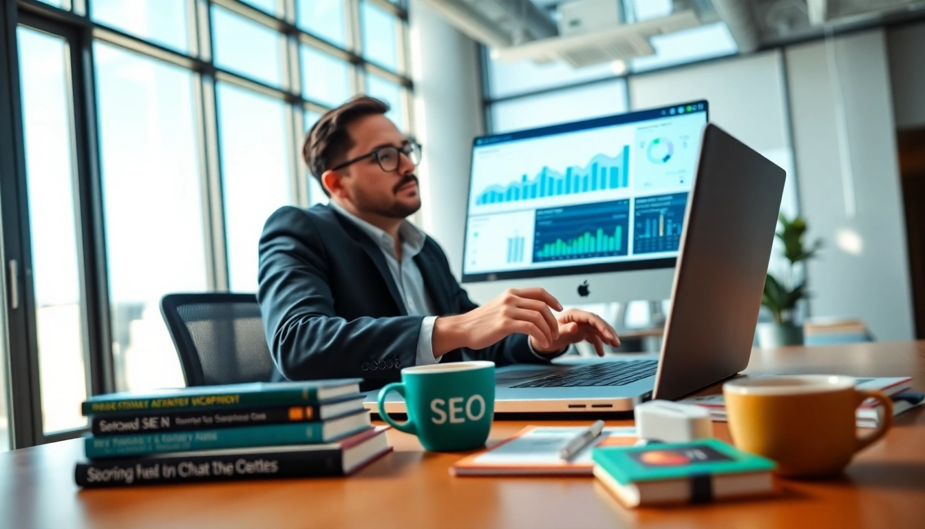 Enhance your Search Engine Optimization Clearwater strategy with a professional SEO consultant at work.