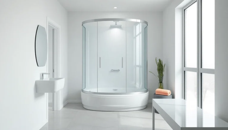 Die elegante sonni Duschkabine in einer modernen Badezimmerumgebung begeistert durch ihr stilvolles Design.