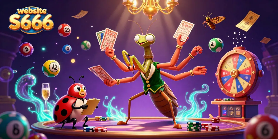 Engage with exciting games on website S666 featuring lively gambling elements and vibrant characters.